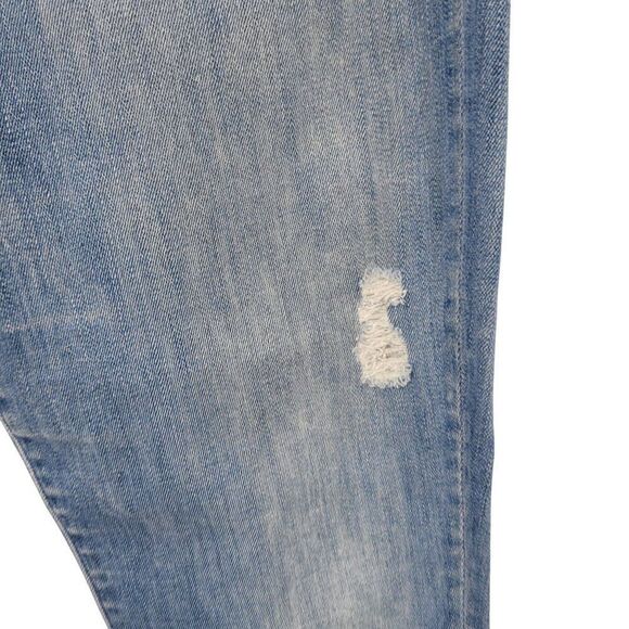 Mother The Stunner Ankle Fray Graffiti Girl Jeans 29 Medium Wash - Picture 9 of 14
